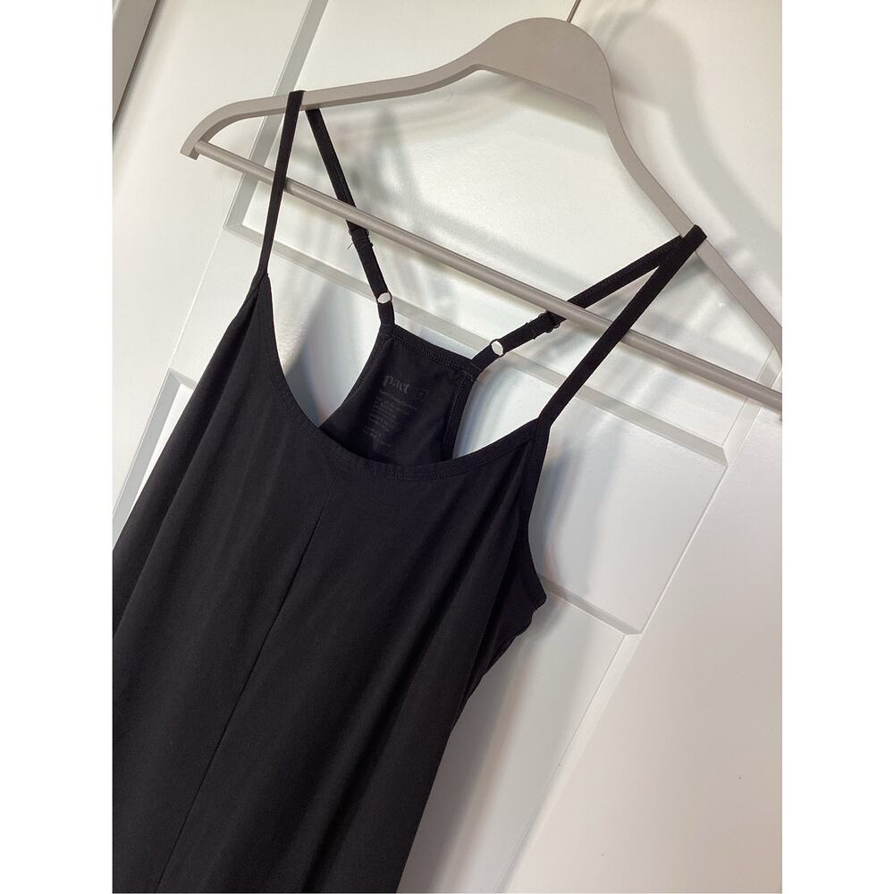 Pact Women's Organic Cotton Wide Leg Lounge Jumpsuit Black Size Medium - Picture 3 of 10